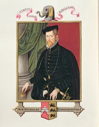 Porträt von Sir Nicholas Throckmorton (1515-71) aus 